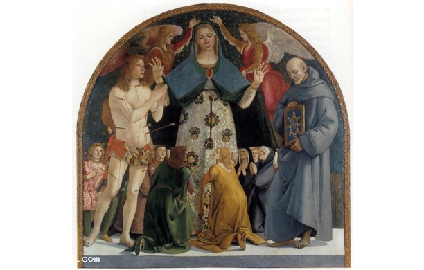Madonna della Misericordia tra San Sebastiano e San Bernardino