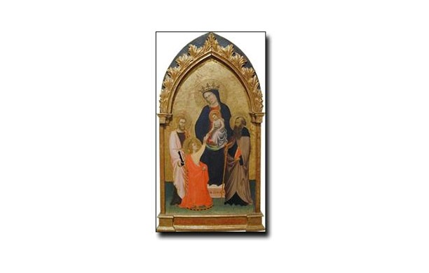 Matrimonio mistico diSanta Caterina e i Santi Giacomo e Antonio Abate