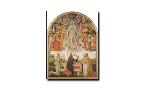 Madonna Assunta fra gli Angeli con i Santi Sebastiano, Tommaso e Gregorio Magno