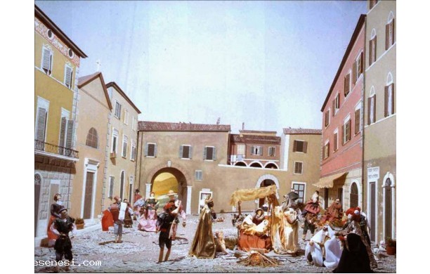 Presepe anno 1995 - Rapolano Piazza Matteotti