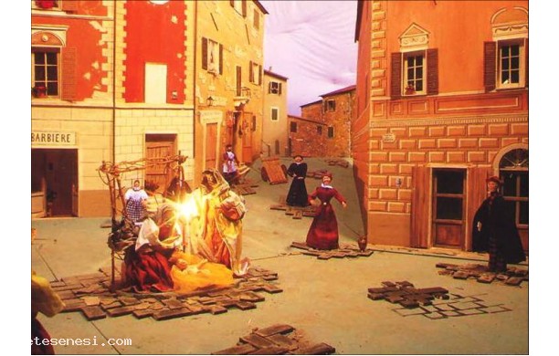 Presepe anno 1996 - Rapolano Piazza del Mercato