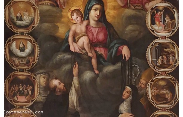 Madonna del Rosario e santi