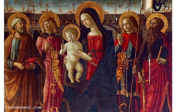 Madonna col Bambino tra i Santi Paolo, Giacomo, Pietro e Luigi re