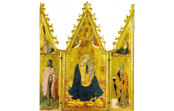 Piccolo tabernacolo con la Madonna dell’umiltà