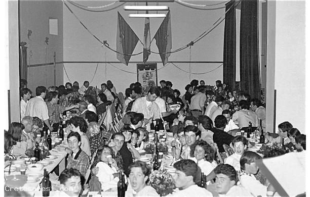1989 – Cena propiziatoria della Corona nella vecchia Sala di Musica