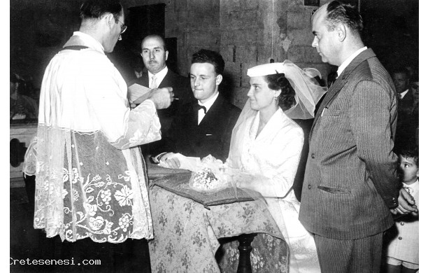 1955, Settembre - Mario e Graziella sposi