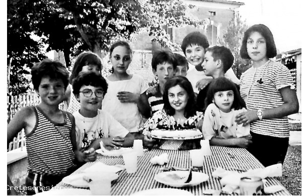 1990, Domenica 29 Luglio - Compleanno con gli amici della Stazione