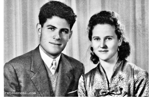 1956, Sabato 13 Ottobre - Sirio e Gina, ricordo di matrimonio