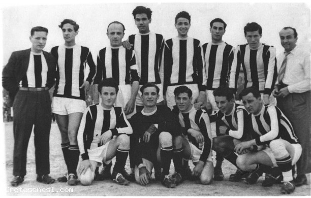 1956 ? - I giocatori e manager del GS Rapolano