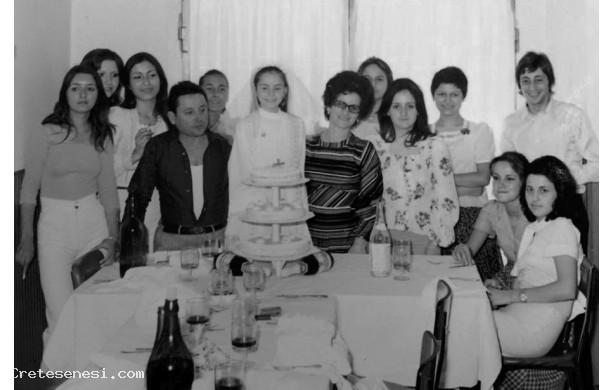 1974 - Si festeggia la Comunione di Simona