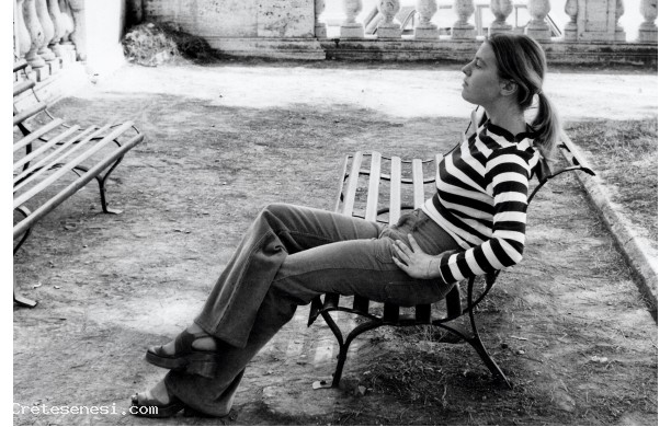 1974 - Roberta in Piazza d'Armi a Siena