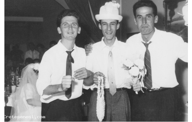 1966 - Tre partecipanti al pranzo matrimoniale di Gianpiero