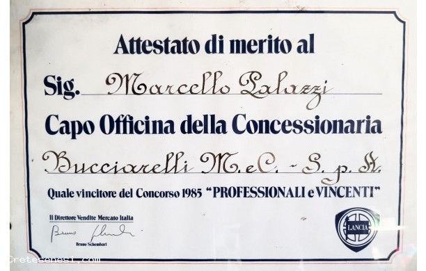 1985 - Maecello, miglio tecnico LANCIA