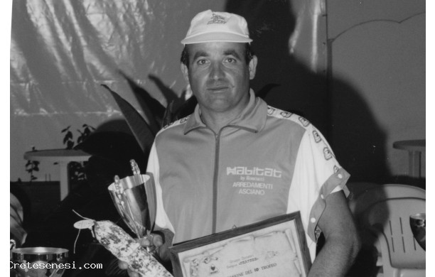 1991, Sabato 28 Settembre - 10° Torneo Donatori: I premi di Adriano