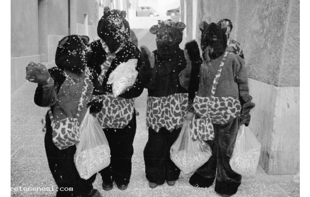 1995 - Gruppo di amici mascherati al carnevale