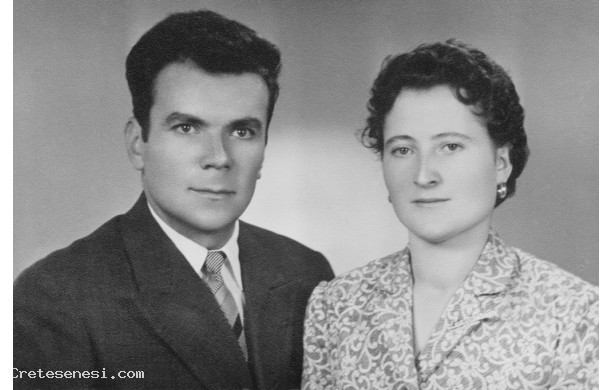 1955 - Giuseppe e Margherita, ricordo di matrimonio
