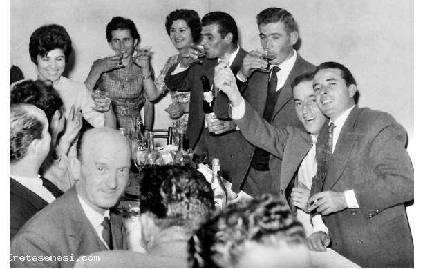 1960, Giovedi 27 Ottobre - Matrimonio a San Marco, immagini del pranzo