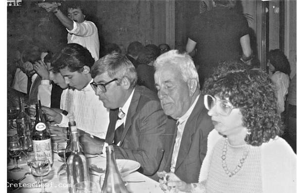 1986 - Garbo d'Oro, i Tommasi a cena