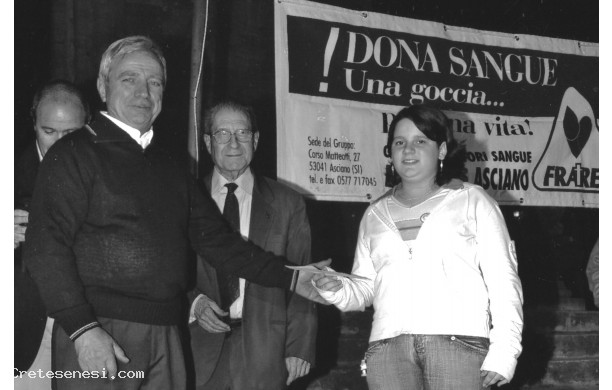 2005 - Festa del Donatore: Gli studenti premiati