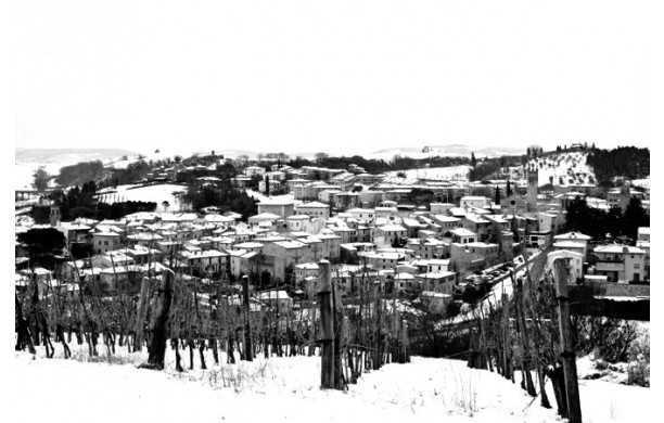 2012, Sabato 4 Febbraio - Nevicata abbondante sul paese