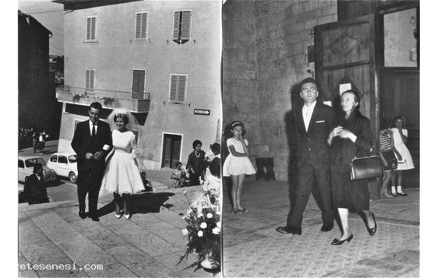 1962, Luned 10 Settembre - Sergio e Renata, accompagnati in chiesa dai rispettivi genitori
