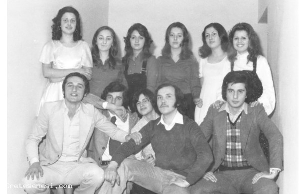 1973 - Gruppo di amici alla Pentolaccia