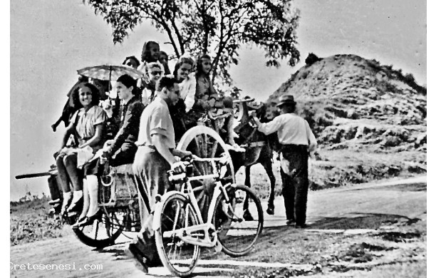 1946, Venerdì 8 Settenbre - A Monte Oliveto con il barroccio