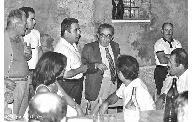1982 - Cena nel Cocciaio con tutti i membri locali della banda