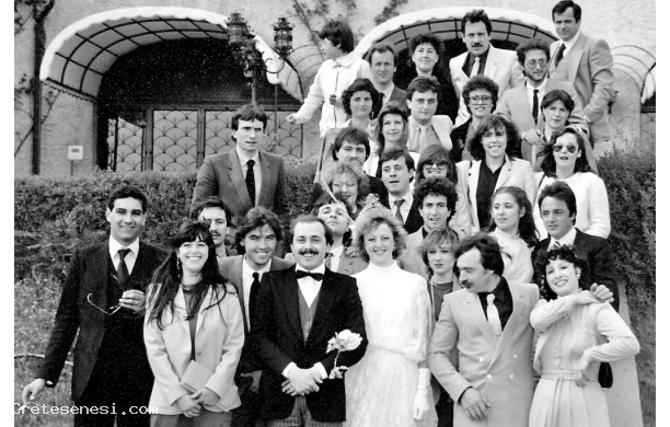 1980 - Anastasia e Luciano con amici e parenti