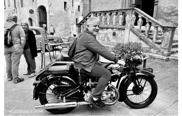 2023, Domenica 8 Ottobre - Andrea con la Gilera alla Festa Contadina