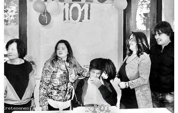2017, 5 Marzo - 101 anni con la famiglia attorno