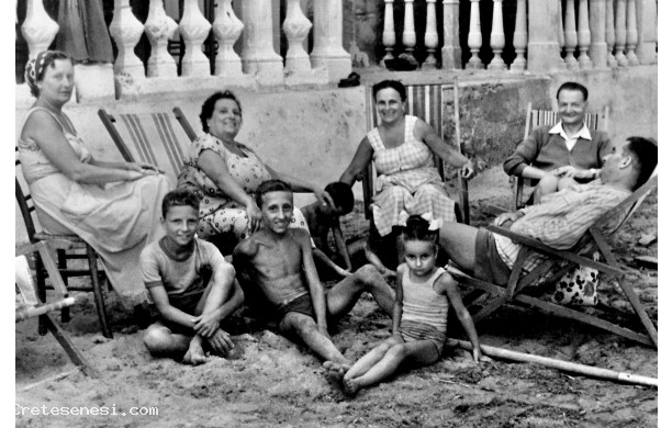 1955 - Ascianesi in vacanza al mare