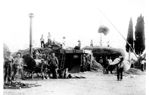 1897 - Tribbiatura con pertica e macchina a vapore