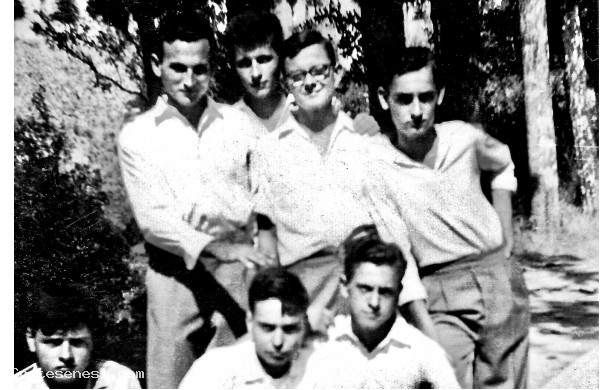 1956, Sabato 8 Settembre - Amici a Monte Oliveto per la festa