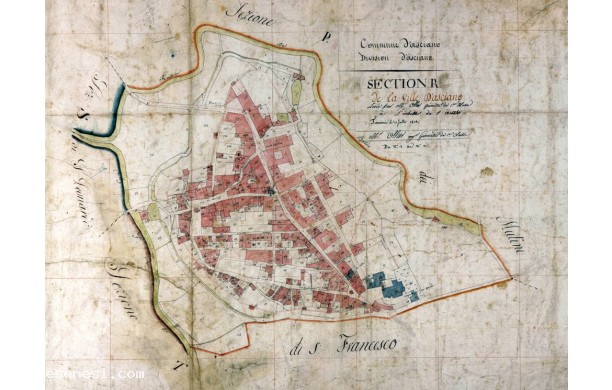 1813 - Mappa del paese