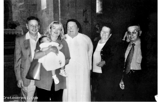 2000, 5 Giugno - Battesimo della prima nipote del trillino