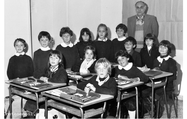 1979 - Terza Elementare con il maestro Marignani
