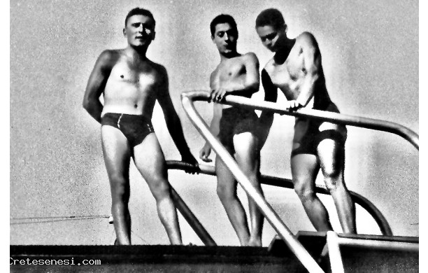 1958 - Tre amici in piscina