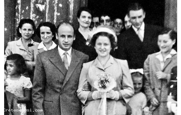 1951, lunedi 10 settembre - Matrimonio di Aldo Paci, detto il Sisse, con Elsa