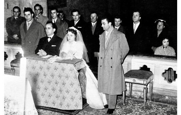 1957, 7 Gennaio - Gabbriello ed Enrica sposi