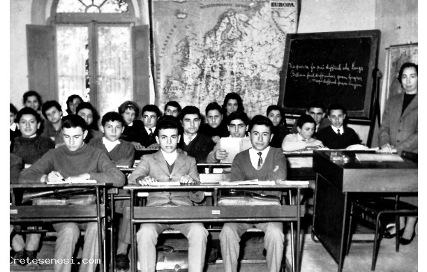 1958 - Terza Media Mista in classe