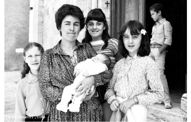 1981 - Battesimo dell'ultima nata in casa Cresti