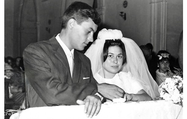 1966, Sabato 9 Luglio - L'ascianese migrato in Sicilia, si sposa