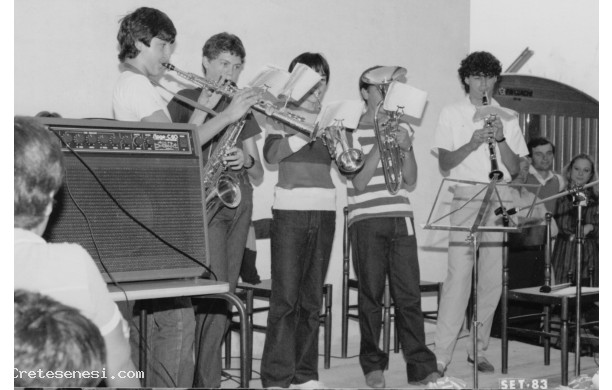 1983, Settembre - Festa degli Anziani alla Stazione: I giovani musicisti