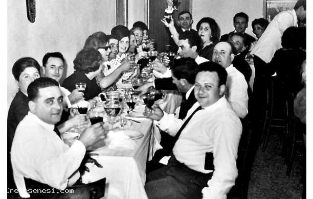 1963, Domenica 29 Settembre - Invitati al pranzo di nozze di Franco