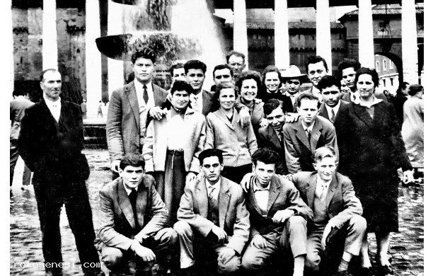 1958 - Gruppi familiari in gita a Roma