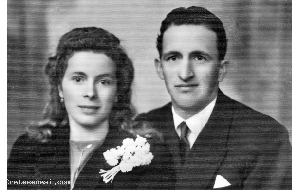 1950, Venerd 8 Settembre - Ricordo matrimoniale di Giovanni e Caterina