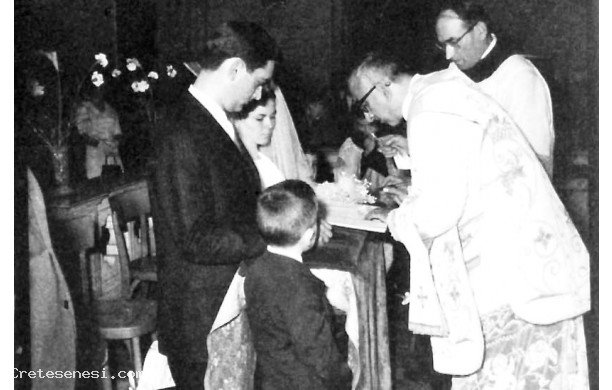 1966, Domenica 22 Maggio - Mario e Gianna all'altare