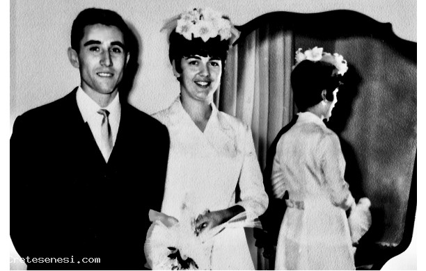 1966, Domenica 23 Ottobre - Guido e la giovanissima Rosanna Burroni