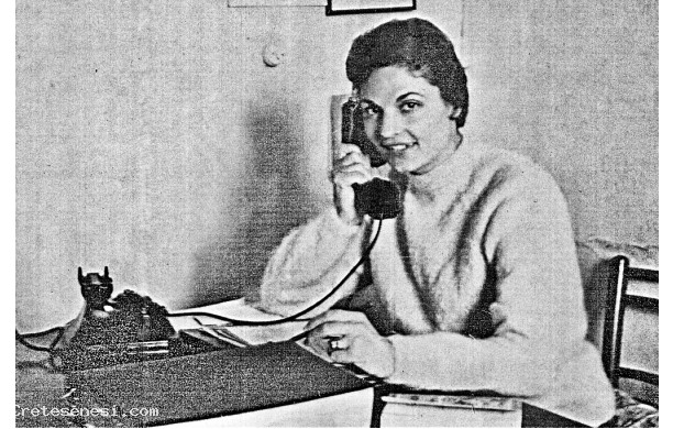 1957 - Il centralino del posto telefonico pubblico